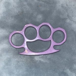 SOLD OUT! Purple brass knuckles